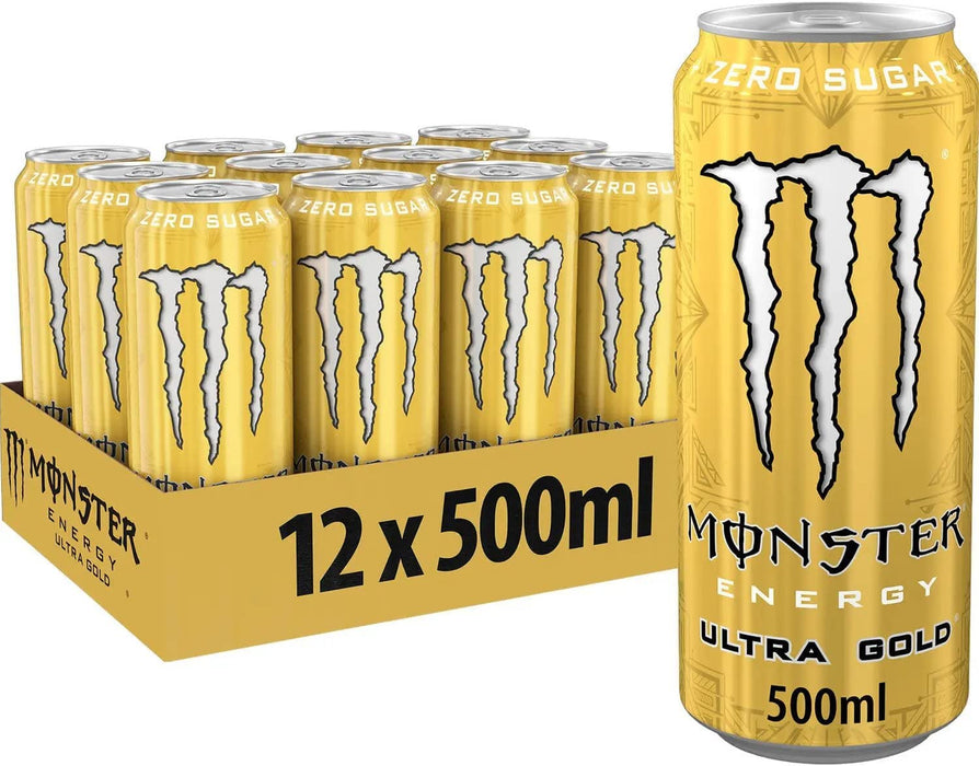 Monster Energy Ultra Cans 12 x 500ml - Energy Drinks at MySupplementShop by Monster Energy