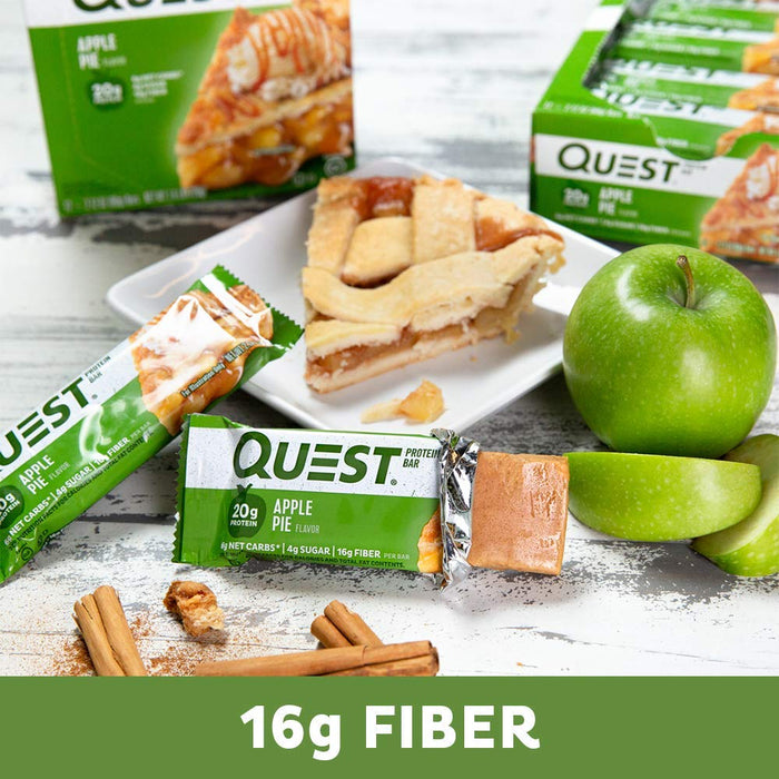 Quest Nutrition Quest Bar Apple Pie  12 bars - Protein Bars at MySupplementShop by Quest Nutrition