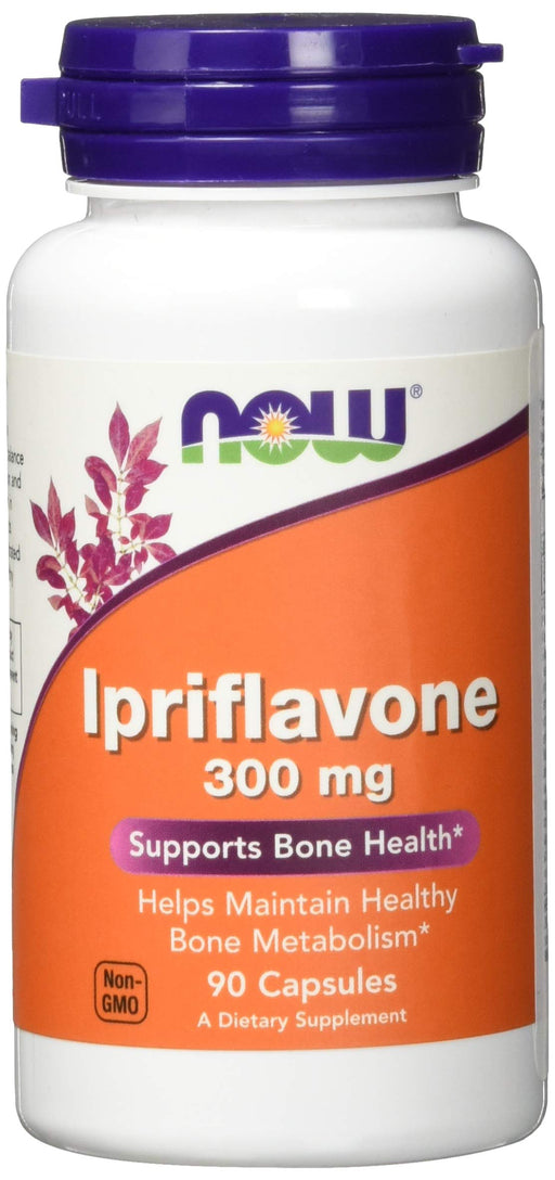 NOW Foods Ipriflavone, 300mg - 90 caps - Health and Wellbeing at MySupplementShop by NOW Foods