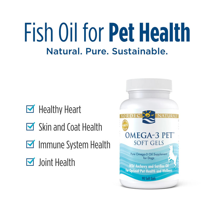 Nordic Naturals Omega-3 Pet - 90 softgels - Pet supplements at MySupplementShop by Nordic Naturals