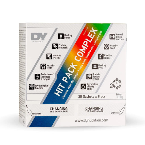 Dorian Yates Hit Pack Complex  30 Sachets x 8 pcs - Combination Multivitamins & Minerals at MySupplementShop by DY Nutrition