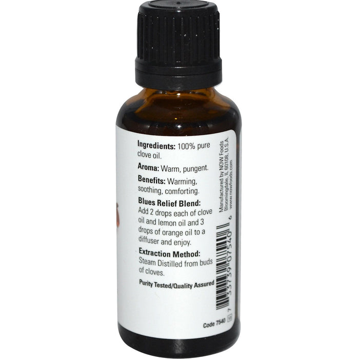 NOW Foods Essential Oil, Clove Oil - 30 ml. - Health and Wellbeing at MySupplementShop by NOW Foods