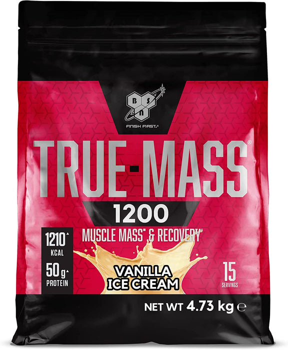 BSN True Mass 1200 4.73kg - Vanilla Ice Cream - Weight Gainers & Carbs at MySupplementShop by BSN