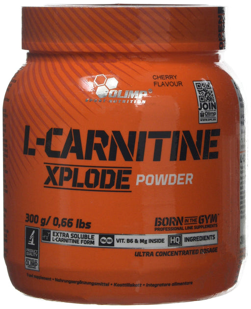 Olimp Nutrition L-Carnitine Xplode Powder, Cherry - 300 grams - Amino Acids and BCAAs at MySupplementShop by Olimp Nutrition