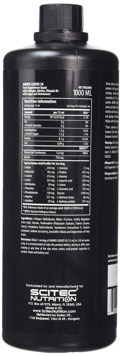 SciTec Amino Liquid 50, Cherry-Guava - 1000 ml. - Amino Acids and BCAAs at MySupplementShop by SciTec