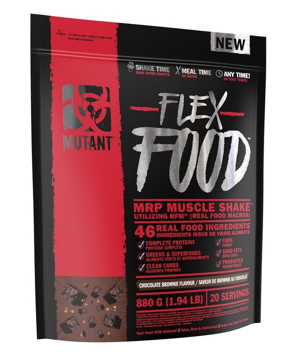 Mutant Flex Food 880g Chocolate Brownie - Health Foods at MySupplementShop by Mutant