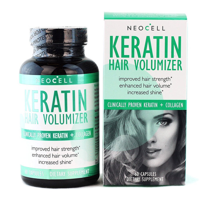 NeoCell Keratin Hair Volumizer - 60 caps - Health and Wellbeing at MySupplementShop by NeoCell