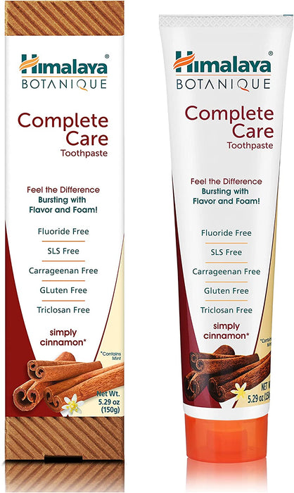 Himalaya Herbals Botanique Complete Care Toothpaste Simply Cinnamon 150g - Health and Wellbeing at MySupplementShop by Himalaya