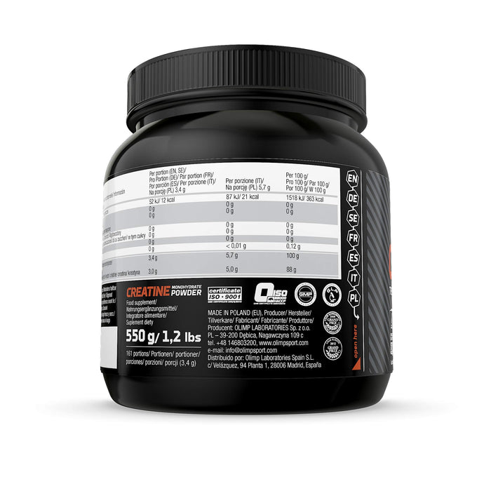 Olimp Nutrition Creatine Monohydrate Powder 550g - Creatine Powder at MySupplementShop by Olimp Nutrition