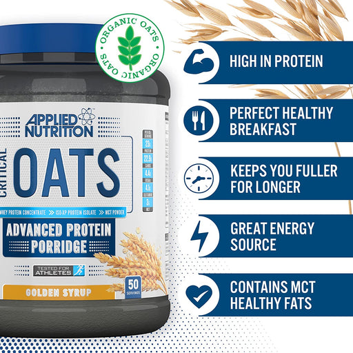 Applied Nutrition Critical Oats 3kg - Health & Personal Care at MySupplementShop by Applied Nutrition