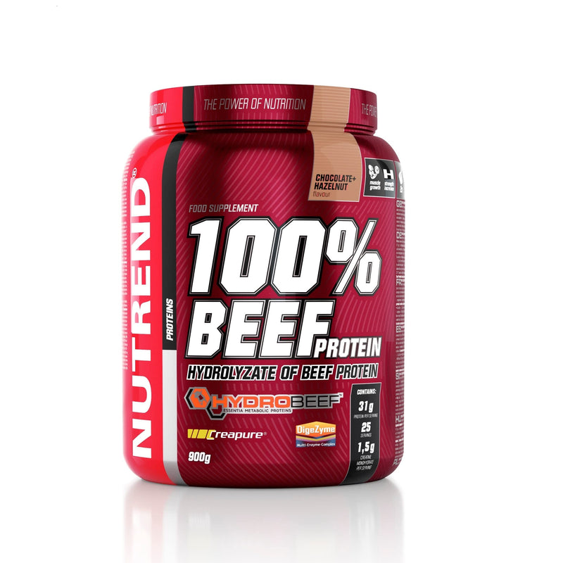 Nutrend 100% Beef Protein, Chocolate Hazelnut - 900 grams - Protein at MySupplementShop by Nutrend