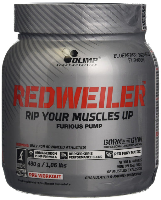 Olimp Nutrition RedWeiler, Blueberry Madness - 480 grams - Nitric Oxide Boosters at MySupplementShop by Olimp Nutrition