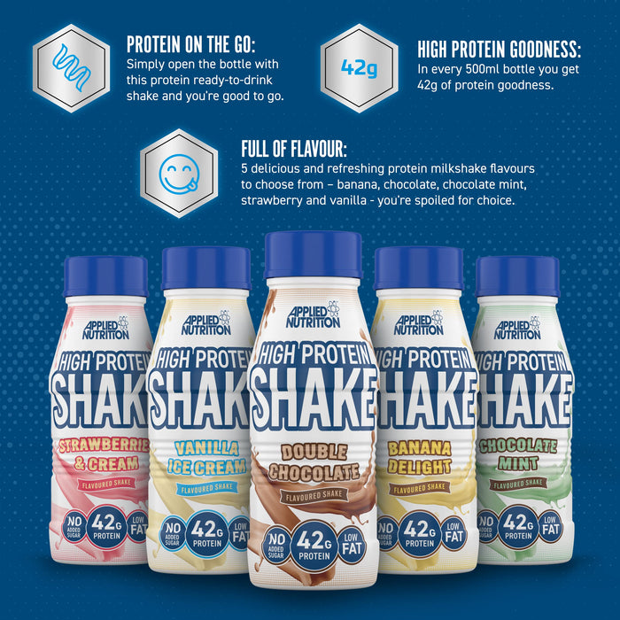 Applied Nutrition Protein Ready to drink 8x500ml - Diet Shakes at MySupplementShop by Applied Nutrition