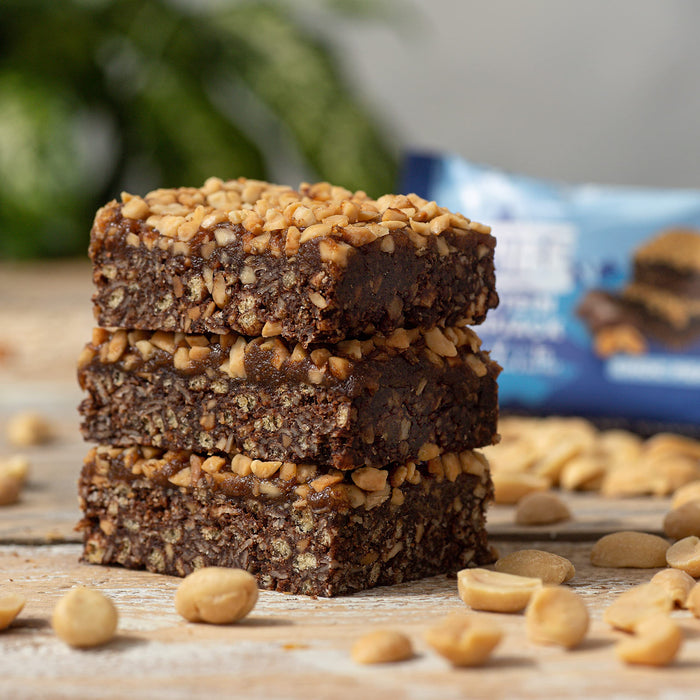 Tribe Protein Flapjack, Choc Peanut - 12 x 50g - Protein Bars at MySupplementShop by Tribe