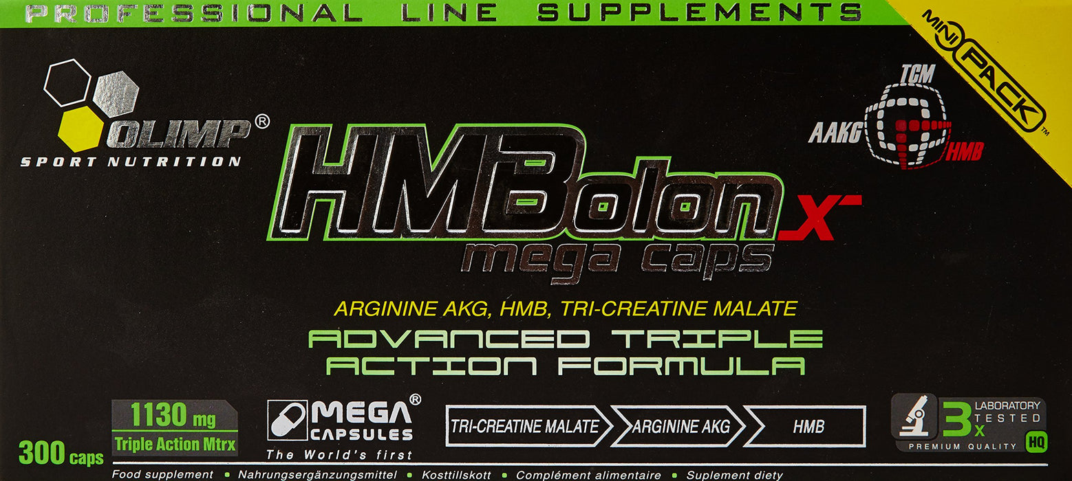 Olimp Nutrition HMBolon NX, Mega Caps - 300 caps - Amino Acids and BCAAs at MySupplementShop by Olimp Nutrition