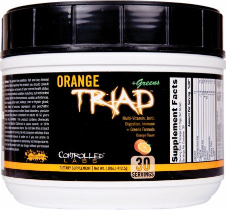 Controlled Labs Orange Triad + Greens, Lemon Ice Tea - 418 grams - Default Title - Vitamins & Minerals at MySupplementShop by Controlled Labs