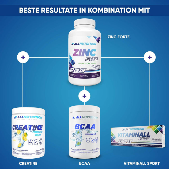 Allnutrition Zinc Forte - 120 tabs - Vitamins & Minerals at MySupplementShop by Allnutrition