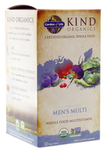 Garden of Life Mykind Organics Men's Multi - 120 vegan tabs - Vitamins & Minerals at MySupplementShop by Garden of Life
