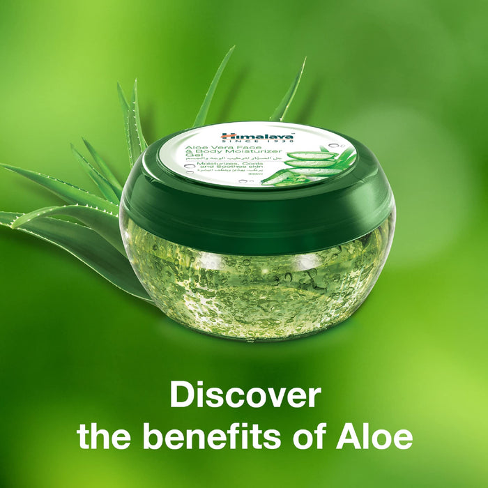 Himalaya Aloe Vera Face & Body Moisturizing Gel - 300 ml. - Sports Supplements at MySupplementShop by Himalaya