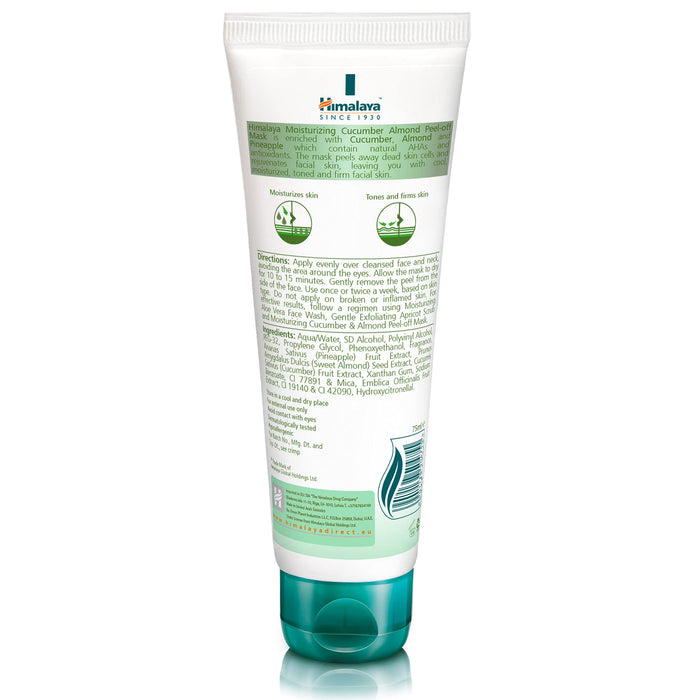 Himalaya Moisturizing Cucumber & Almond Peel-off Mask - 75 ml. - Sports Supplements at MySupplementShop by Himalaya