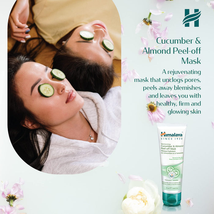Himalaya Moisturizing Cucumber & Almond Peel-off Mask - 75 ml. - Sports Supplements at MySupplementShop by Himalaya