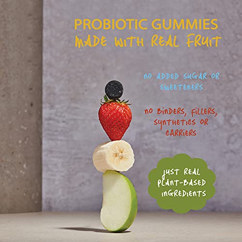 KIKI Health Body Biotics Gummies for Children 4+ | 60 Gummies | SBO Probiotics | Made with Real Fruit | No Added Sugars or Sweeteners - Bacterial Cultures at MySupplementShop by KIKI Health