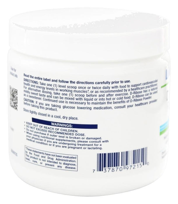Life Extension D-Ribose Powder - 150g - Special Formula at MySupplementShop by Life Extension
