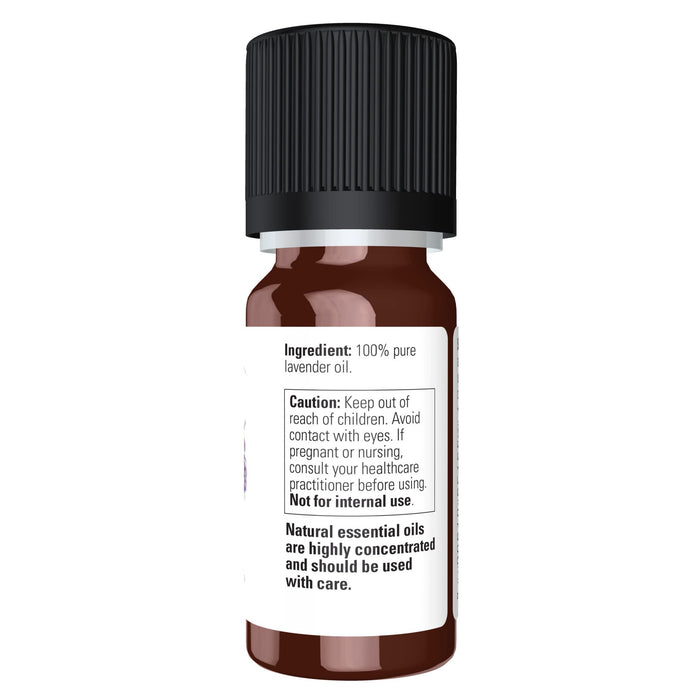 NOW Foods Essential Oil, Lavender Oil 100% Pure - 10 ml. - Sports Supplements at MySupplementShop by NOW Foods