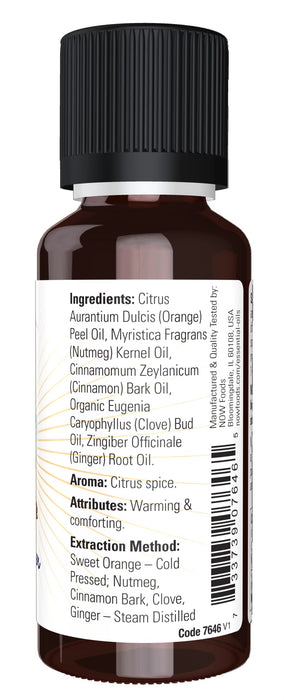 NOW Foods Essential Oil, Spiced Cider - 30 ml. - Health and Wellbeing at MySupplementShop by NOW Foods