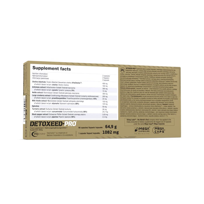 Olimp Nutrition Detoxeed-Pro - 60 caps (EAN 5901330082658) - Health and Wellbeing at MySupplementShop by Olimp Nutrition