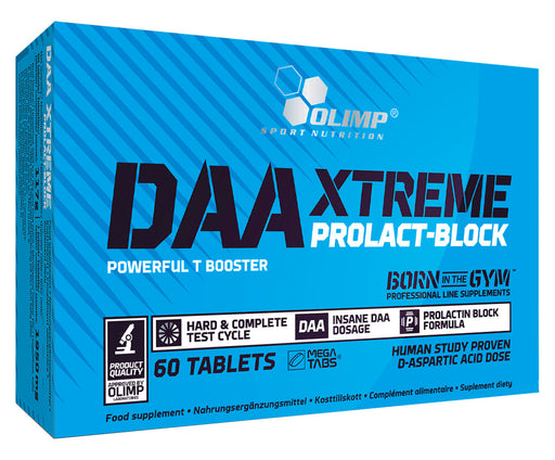 Olimp Nutrition DAA Xtreme Prolact-Block - 60 tabs - Natural Testosterone Support at MySupplementShop by Olimp Nutrition