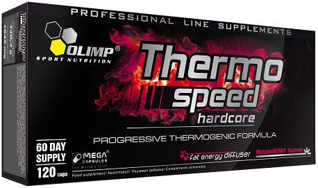 Olimp Nutrition Thermo Speed Hardcore - 120 mega caps - Default Title - Slimming and Weight Management at MySupplementShop by Olimp Nutrition