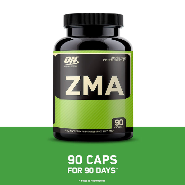 Optimum Nutrition ZMA - 90 caps - Natural Testosterone Support at MySupplementShop by Optimum Nutrition