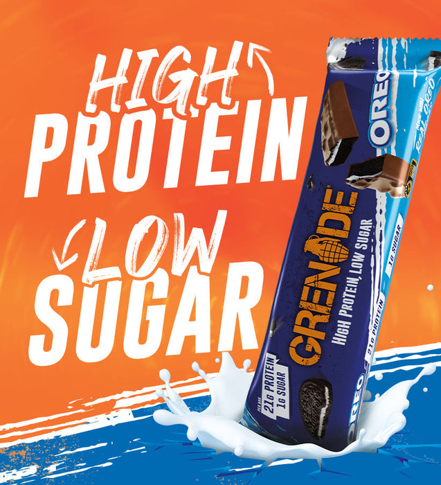 Grenade High Protein Low Sugar Bar 12 x 60g - Protein Bars at MySupplementShop by Grenade