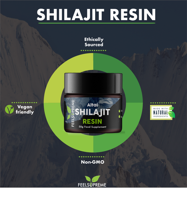 Feel Supreme Altai Shilajit Resin 50g - Sports Nutrition at MySupplementShop by Feel Supreme