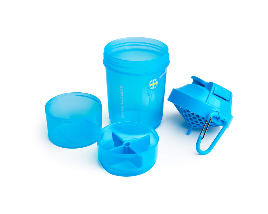 SmartShake Original2Go, Neon Blue - 600 ml. - Accessories at MySupplementShop by Smartshake