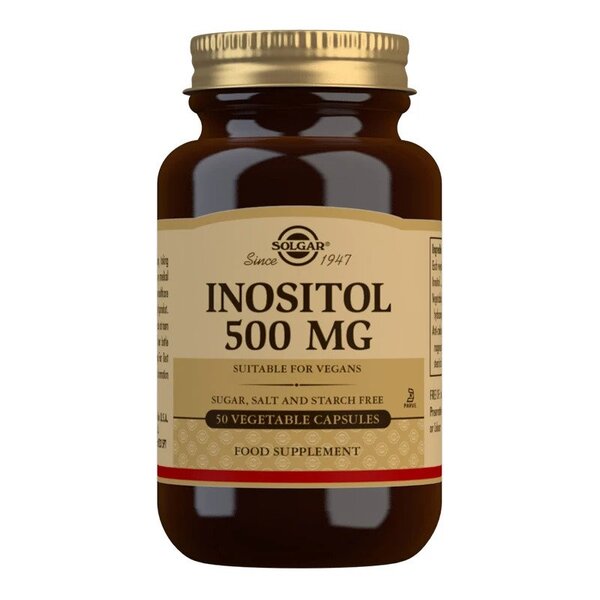 Solgar Inositol, 500mg - 50 vcaps - Sports Supplements at MySupplementShop by Solgar