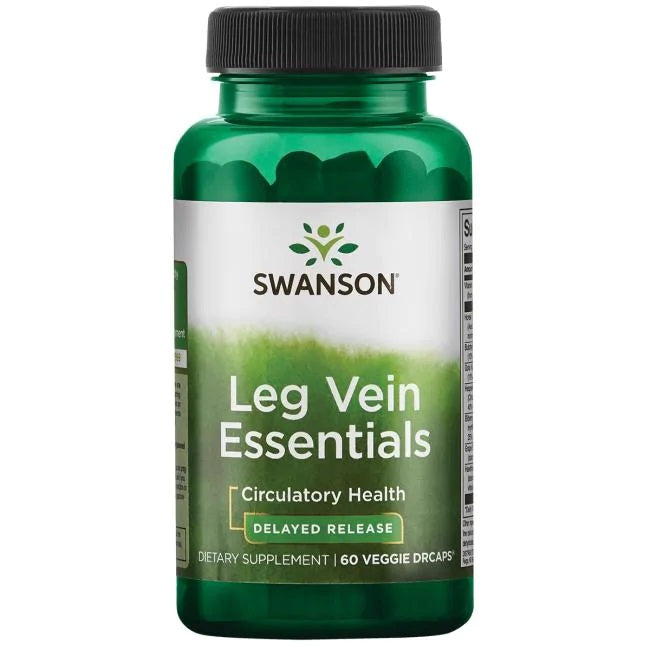 Swanson Leg Vein Essentials, Delayed Release - 60 vcaps - Special Formula at MySupplementShop by Swanson