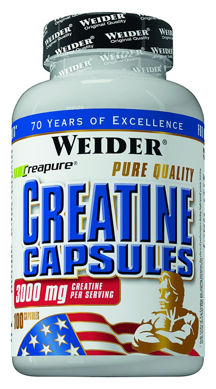 Weider Creatine Capsulesules 100 Capsules - Creatine Capsules at MySupplementShop by Weider