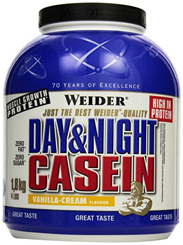 Weider Day & Night Casein, Vanilla Cream - 1800 grams - Default Title - Protein at MySupplementShop by Weider