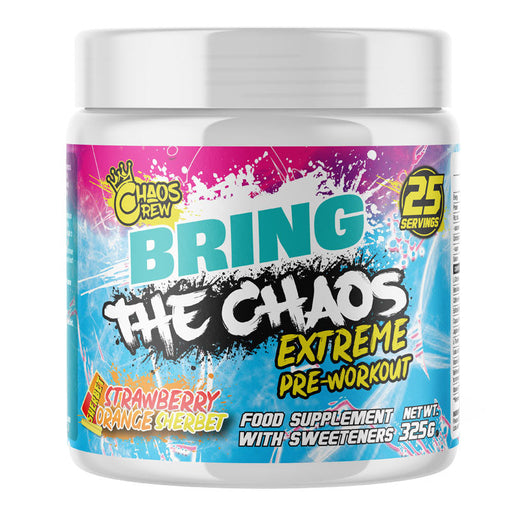 Chaos Crew Bring The Chaos v2 325g Strawberry Orange Sherbet - Health Foods at MySupplementShop by Chaos Crew