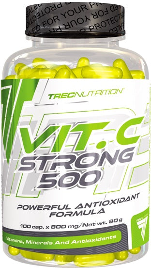 Trec Nutrition Vit. C Strong 500 - 200 caps - Combination Multivitamins & Minerals at MySupplementShop by Trec Nutrition