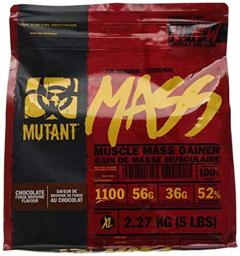 Mutant Mass 2.27kg Chocolate Fudge Brownie - Weight Gainers & Carbs at MySupplementShop by Mutant