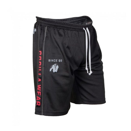 Gorilla Wear Functional Mesh Shorts Black/Red - L/Xl - Shorts at MySupplementShop by Gorilla Wear