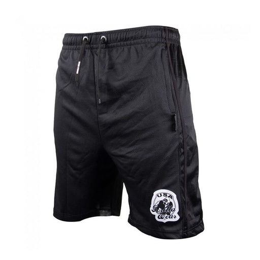 Gorilla Wear Athlete Oversized Shorts - Black - Large/XL - Shorts at MySupplementShop by Gorilla Wear