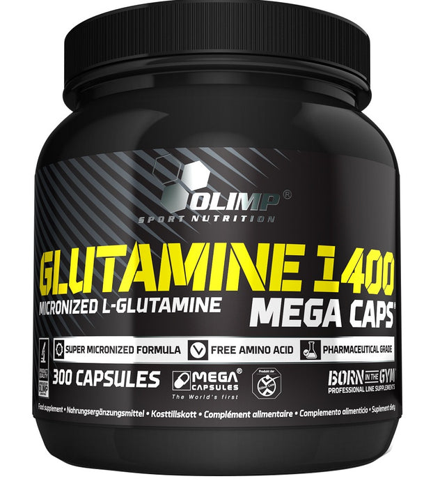 Olimp Nutrition Glutamine Mega Caps - 300 caps - L-Glutamine, Glutamine at MySupplementShop by Olimp Nutrition