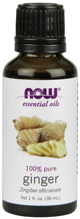 NOW Foods Essential Oil, Ginger Oil - 30 ml. - Health and Wellbeing at MySupplementShop by NOW Foods