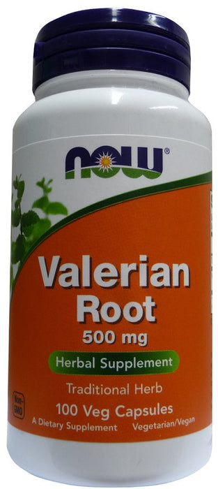 NOW Foods Valerian Root, 500mg - 100 vcaps - Health and Wellbeing at MySupplementShop by NOW Foods