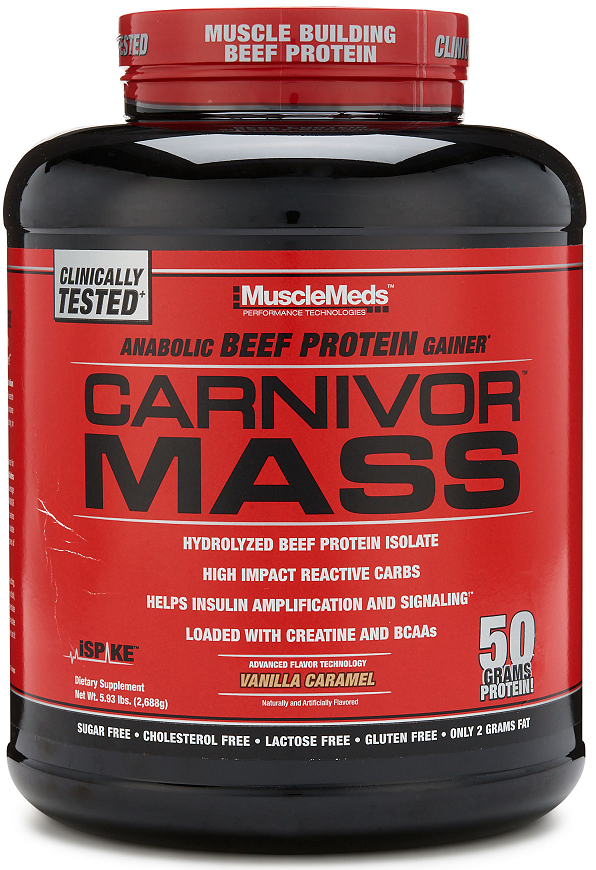 MuscleMeds Carnivor Mass, Chocolate Peanut Butter - 2744 grams - Default Title - Weight Gainers & Carbs at MySupplementShop by MuscleMeds