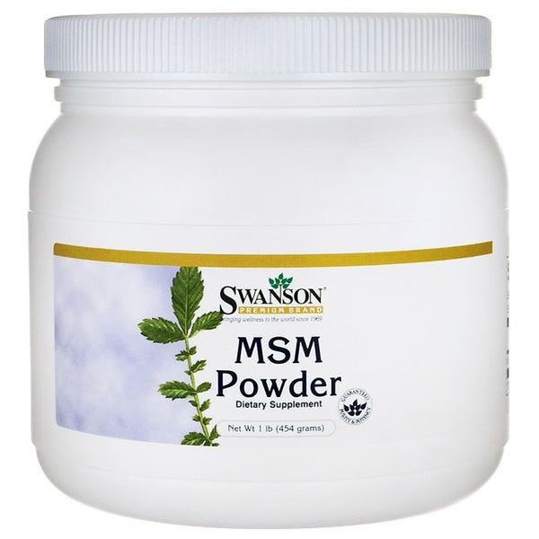 Swanson MSM Methylsulfonylmethane, Powder - 454g - Joint Support at MySupplementShop by Swanson